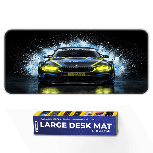 BMW M4 GT3 Splash Effect Racing Deskmat