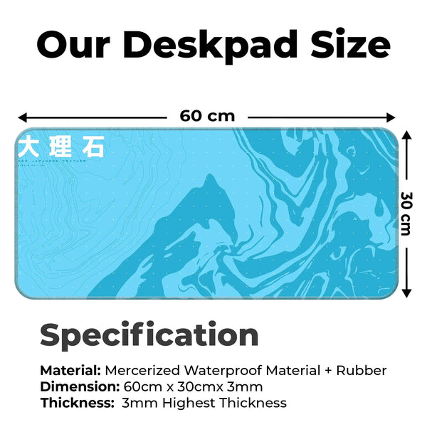 Japanese Texture Design Desk Mat