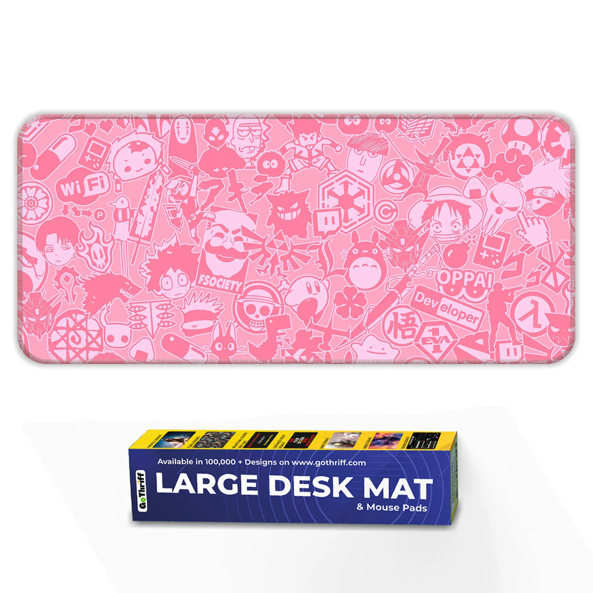 Anime Sticker Collage Deskmat