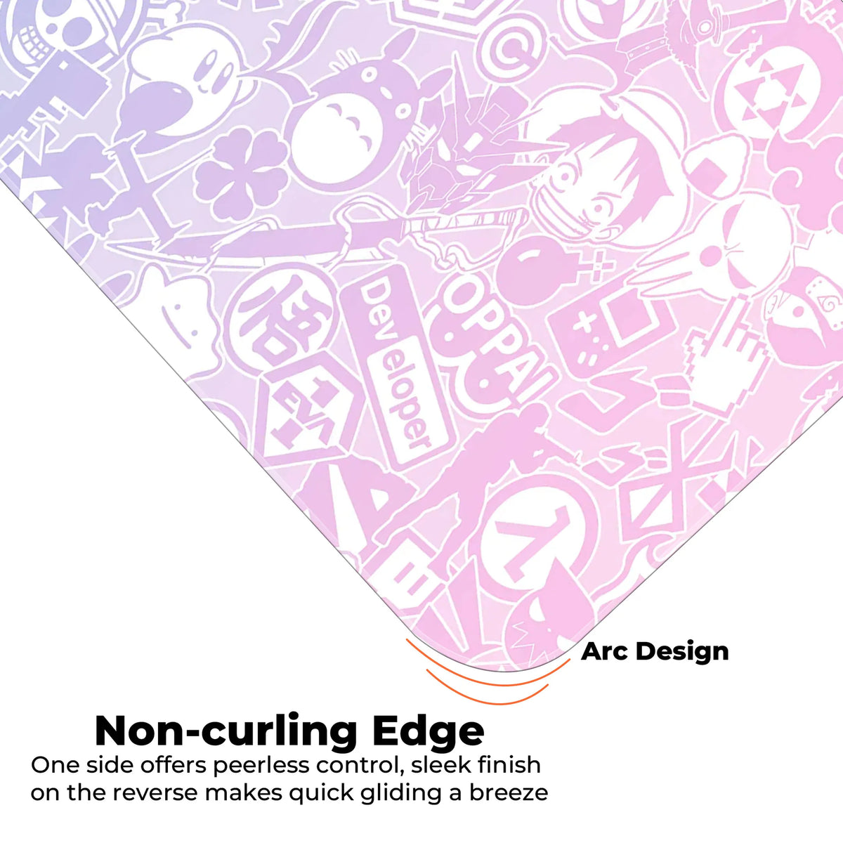 Anime Sticker Collage Deskmat