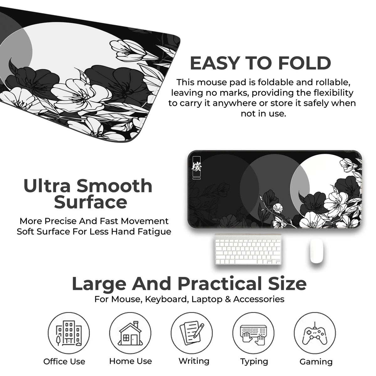 Sakura Circles Deskmat