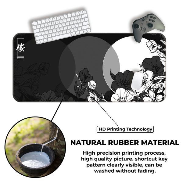 Sakura Circles Deskmat