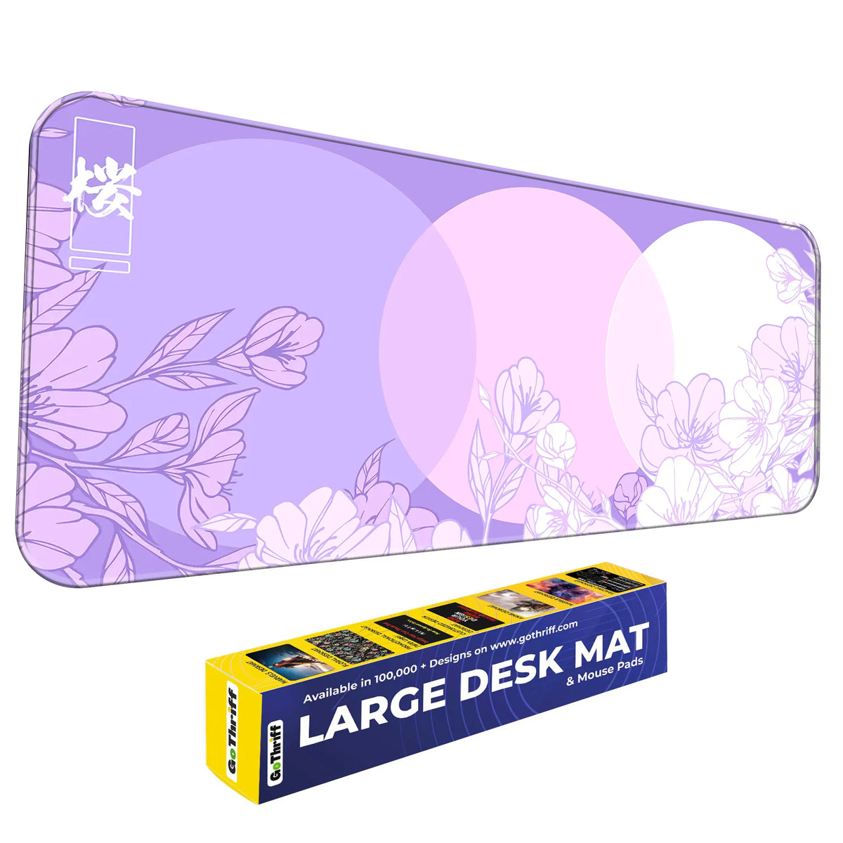 Sakura Circles Deskmat