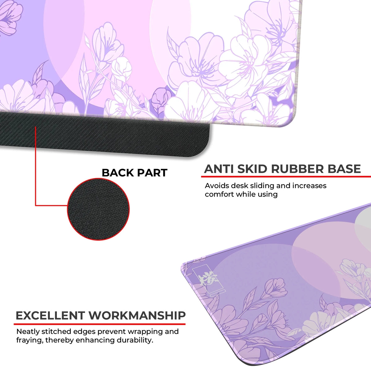 Sakura Circles Deskmat