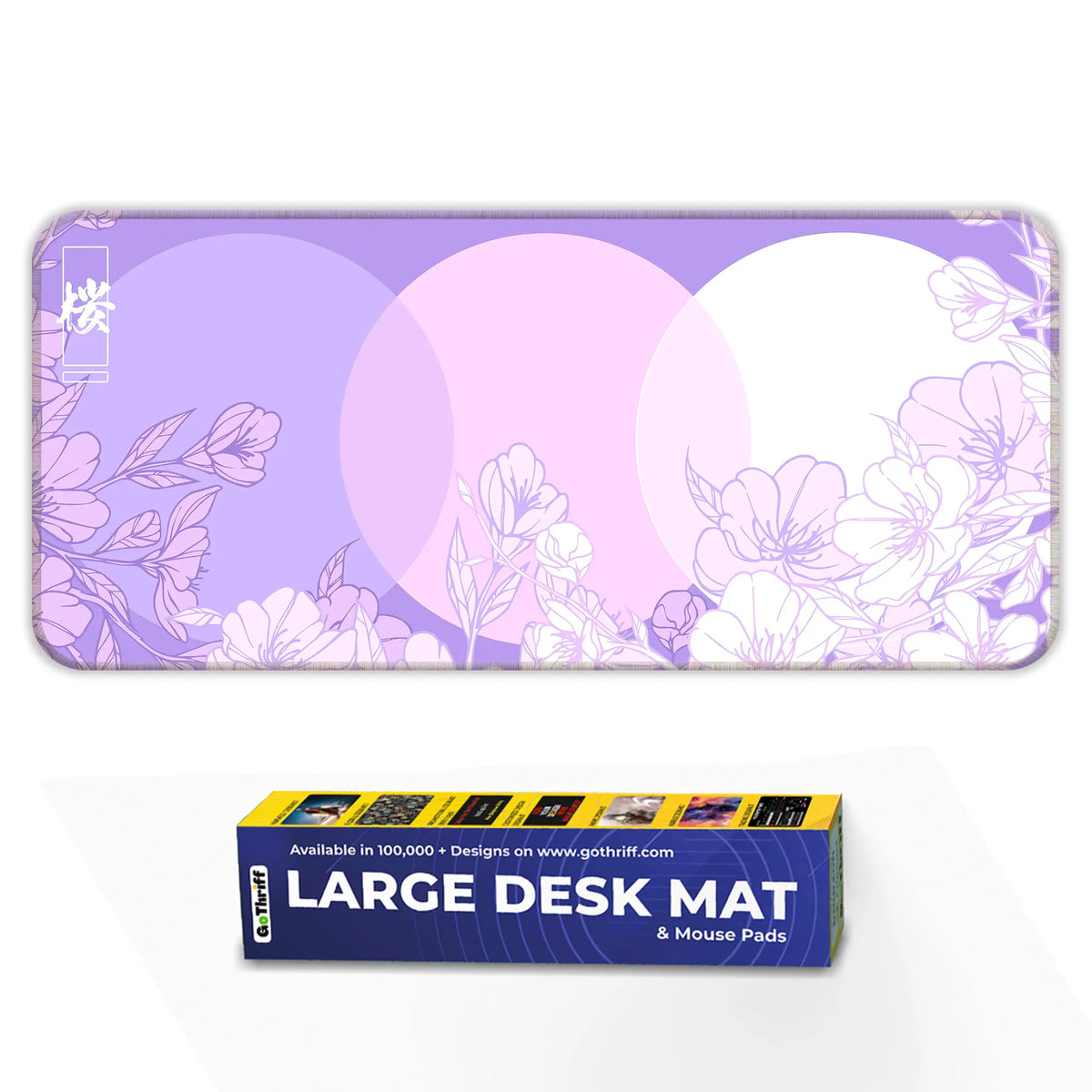 Sakura Circles Deskmat