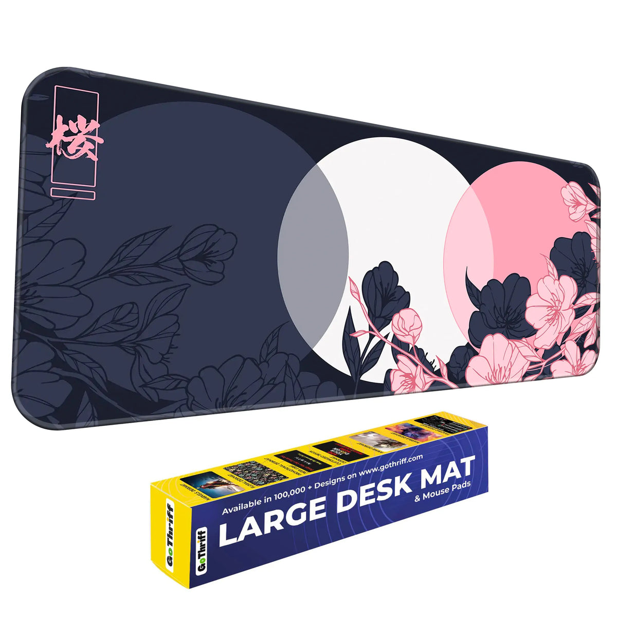 Sakura Circles Deskmat