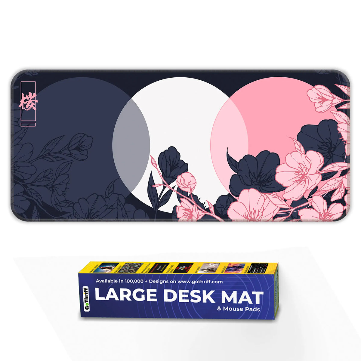 Sakura Circles Deskmat