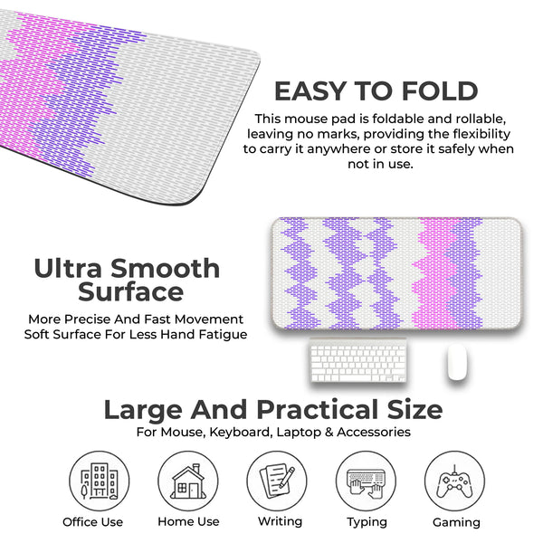 Gradient Wave Pixel Deskmat