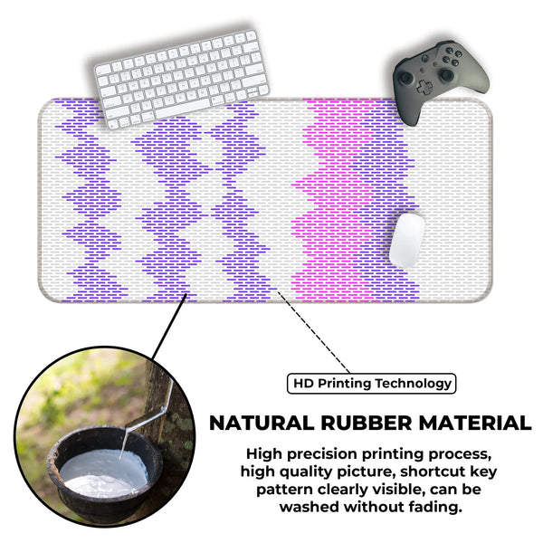 Gradient Wave Pixel Deskmat
