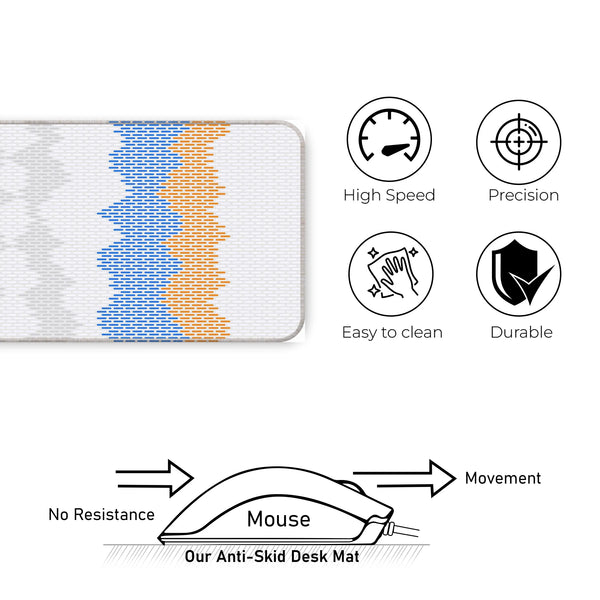 Gradient Wave Pixel Deskmat