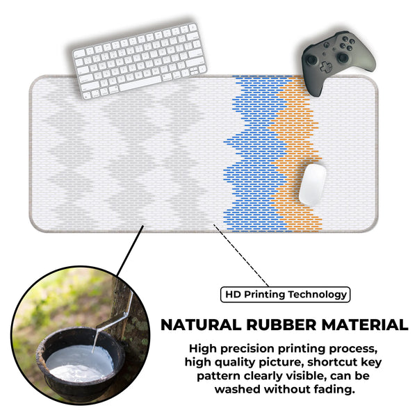 Gradient Wave Pixel Deskmat