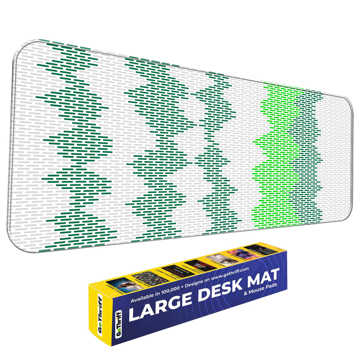 Gradient Wave Pixel Deskmat