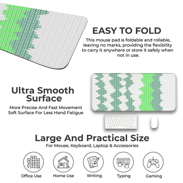 Gradient Wave Pixel Deskmat