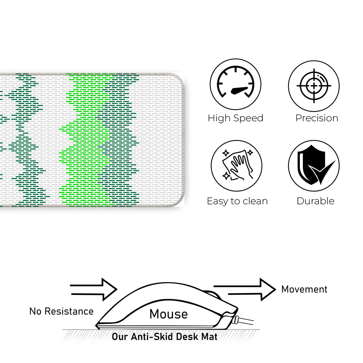 Gradient Wave Pixel Deskmat