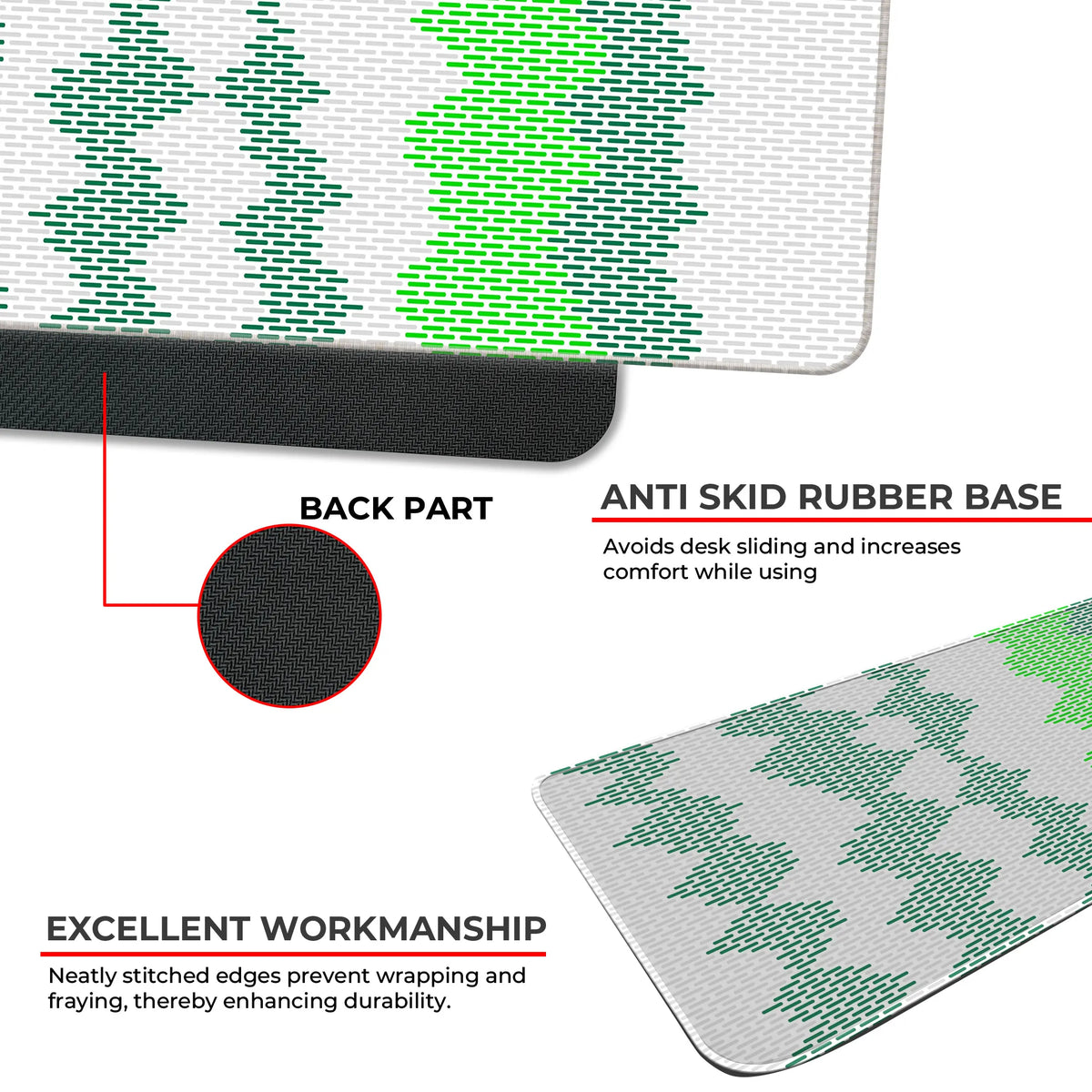 Gradient Wave Pixel Deskmat