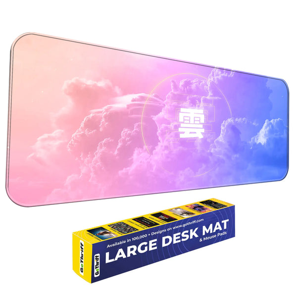 Cloud Design Desk Mat