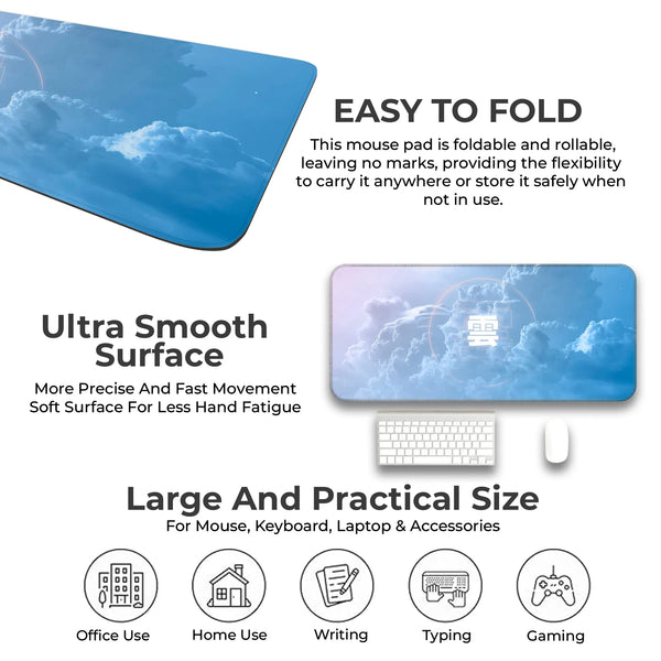 Cloud Design Desk Mat