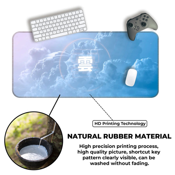 Cloud Design Desk Mat