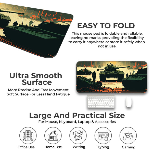 Battle Tank Warzone Deskmat
