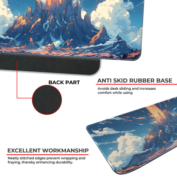 Exploding Volcano Anime Deskmat