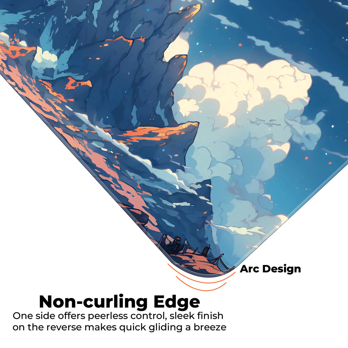 Exploding Volcano Anime Deskmat