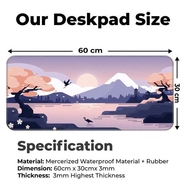 Zen Japan Lakeview Deskmat