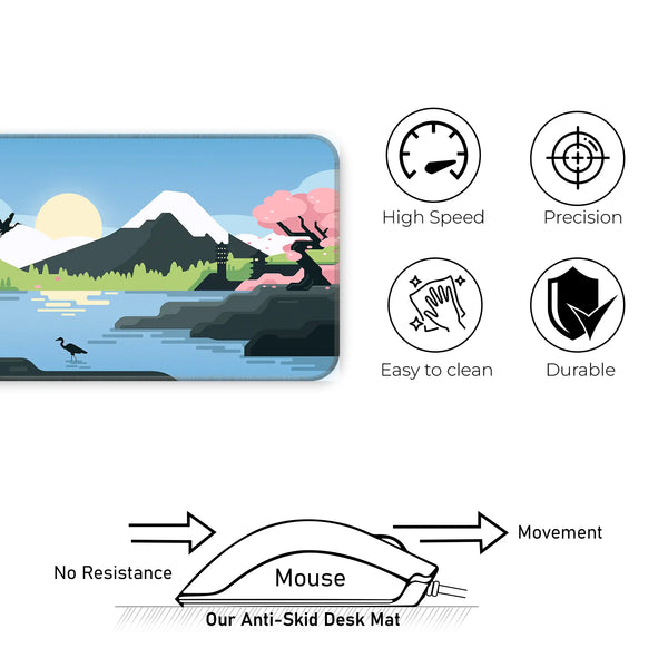 Zen Japan Lakeview Deskmat