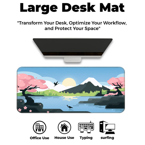 Zen Japan Lakeview Deskmat