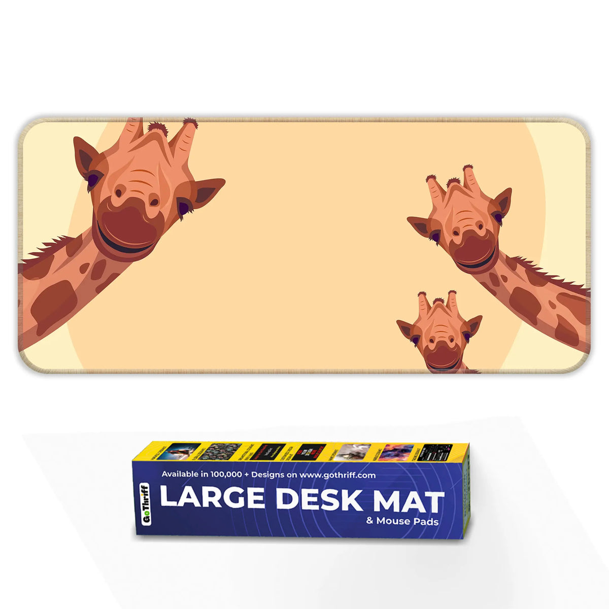 Giraffe Safari Deskmat