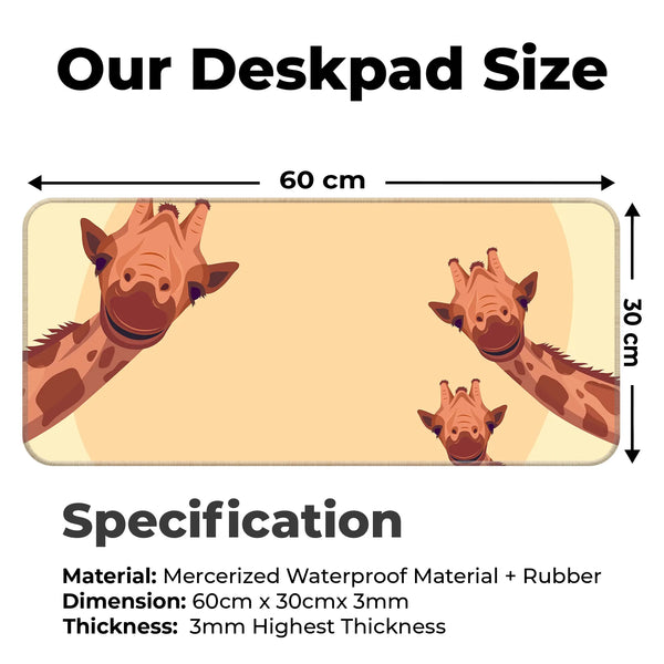 Giraffe Safari Deskmat