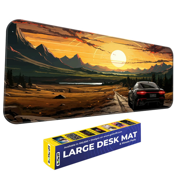 Sunset Road Trip Deskmat