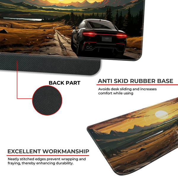 Sunset Road Trip Deskmat