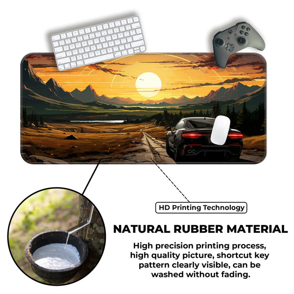 Sunset Road Trip Deskmat