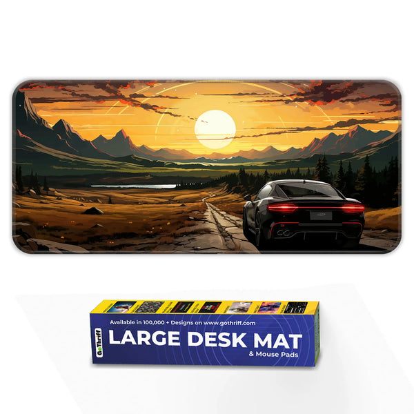 Sunset Road Trip Deskmat