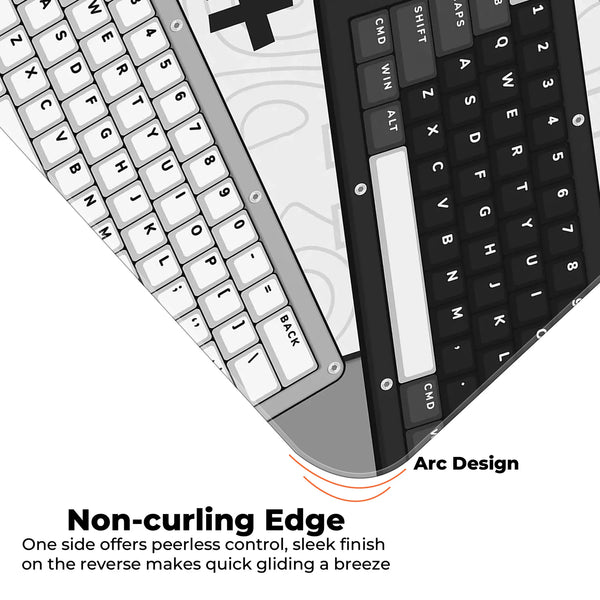 Monochrome Mecha Keyboard Deskmat