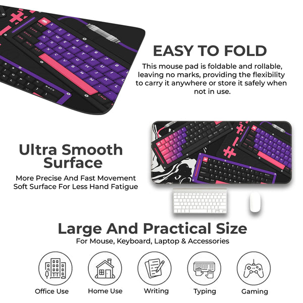 Monochrome Mecha Keyboard Deskmat