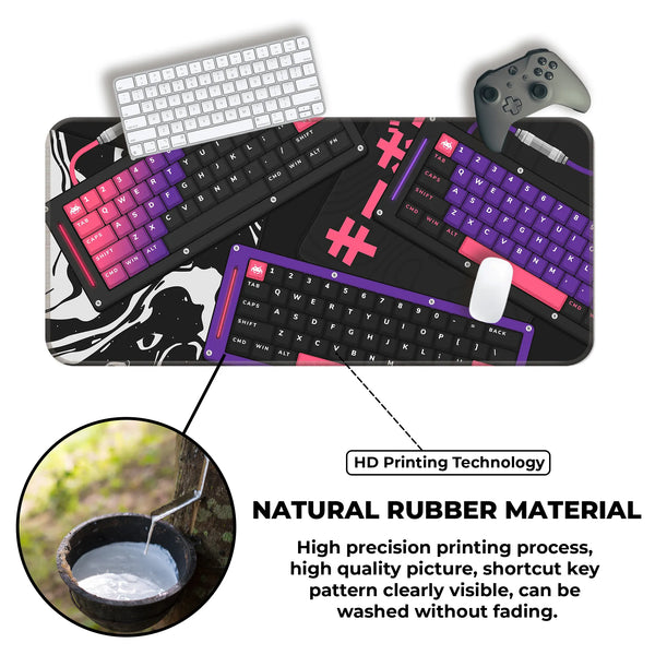Monochrome Mecha Keyboard Deskmat