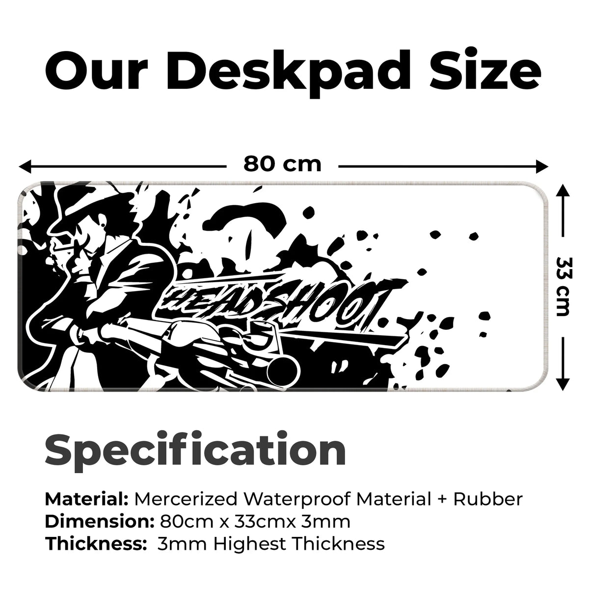 Headshot Mafia Gamer Deskmat
