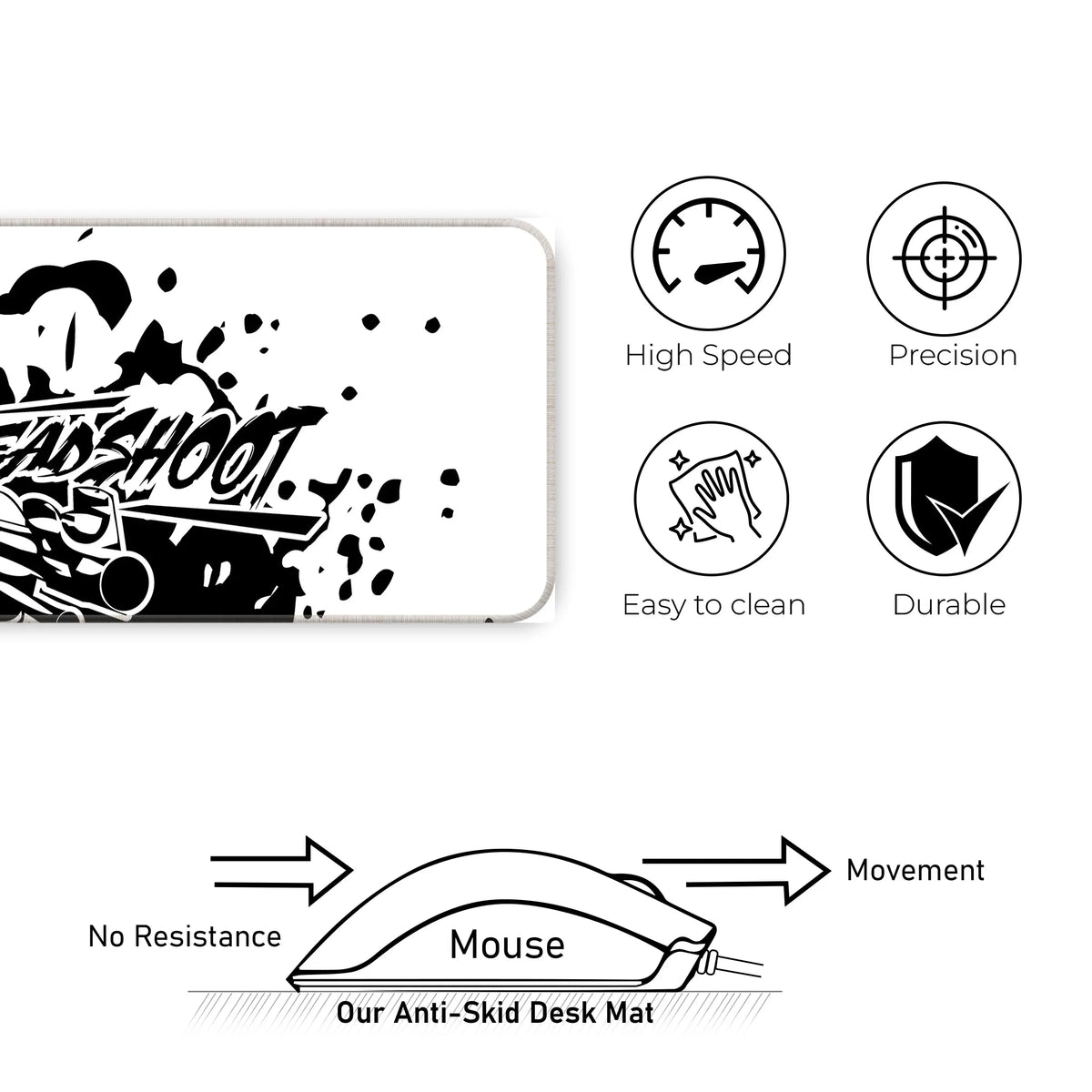 Headshot Mafia Gamer Deskmat