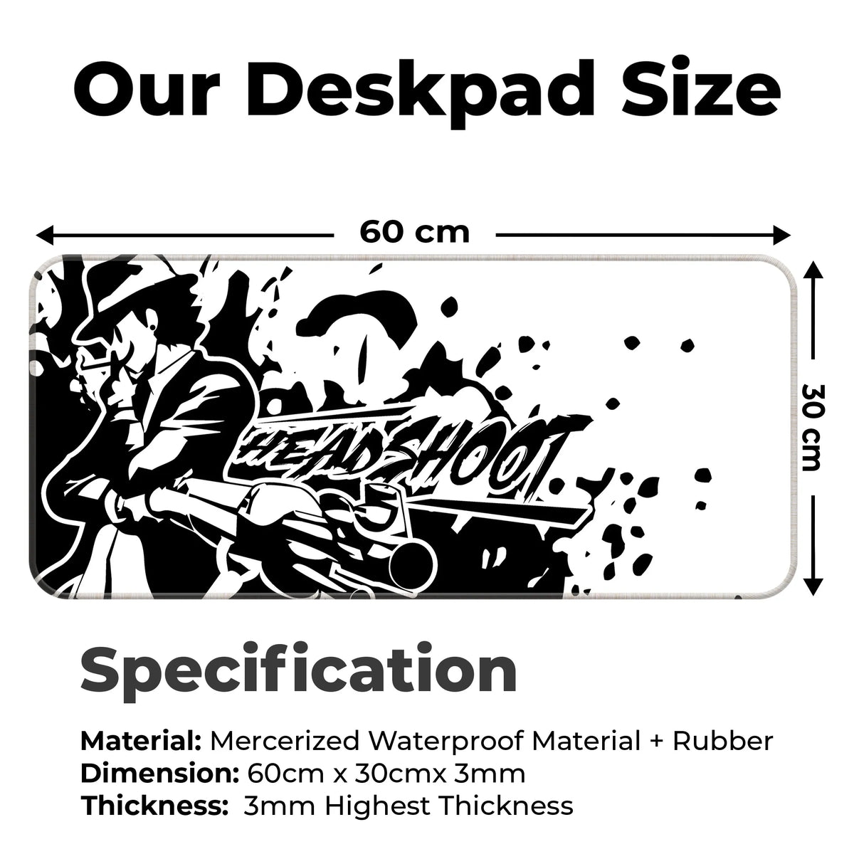 Headshot Mafia Gamer Deskmat