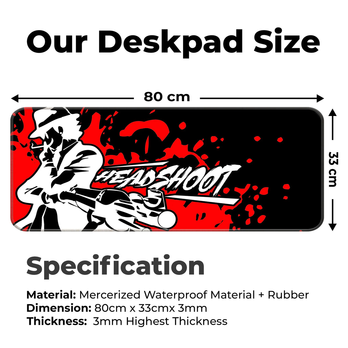 Headshot Mafia Gamer Deskmat