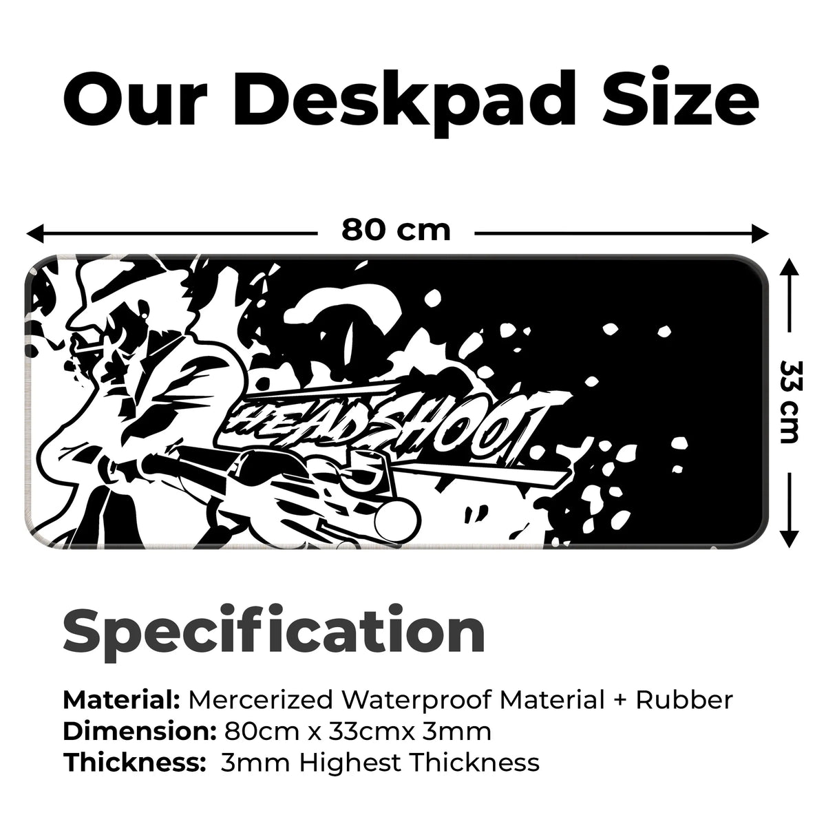 Headshot Mafia Gamer Deskmat