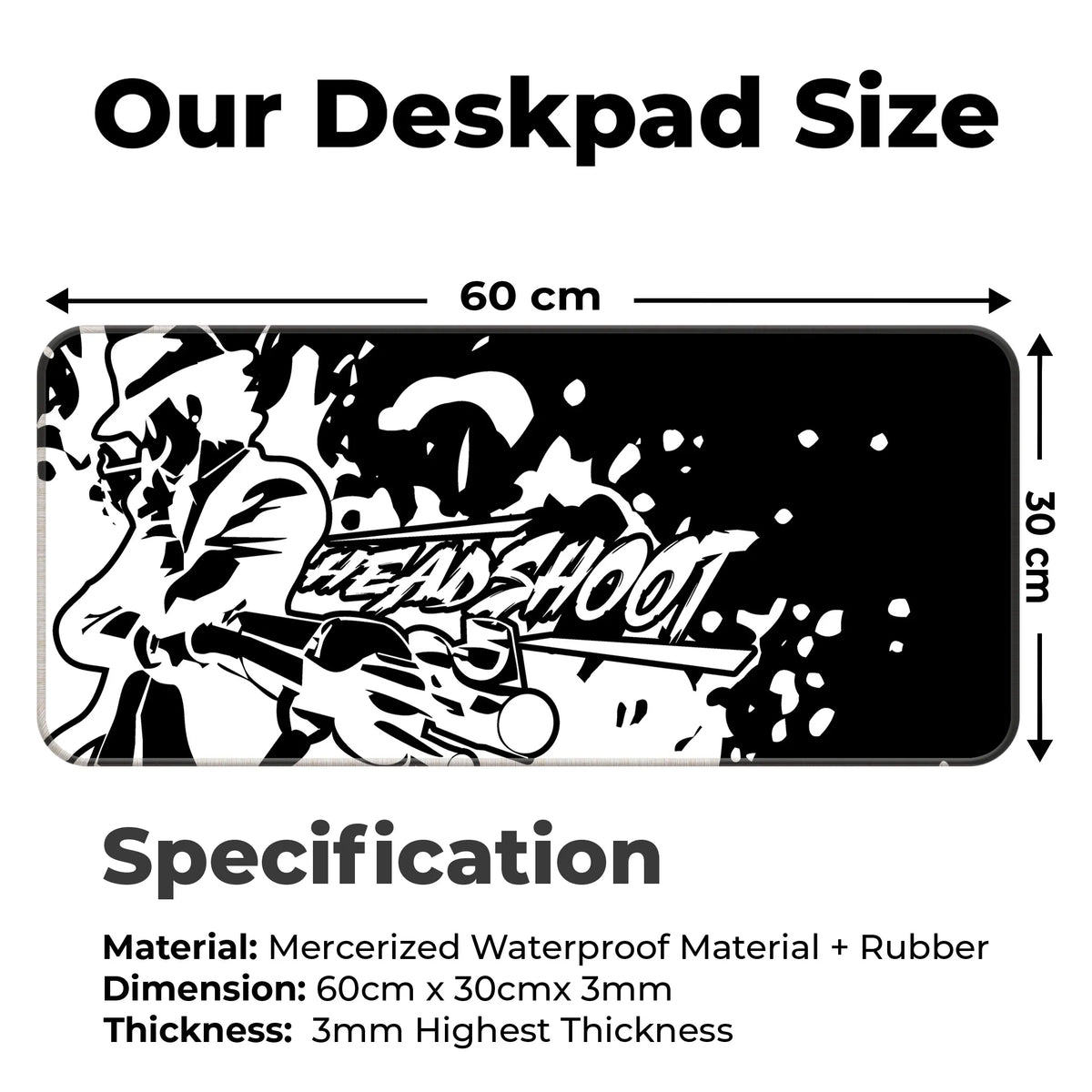 Headshot Mafia Gamer Deskmat