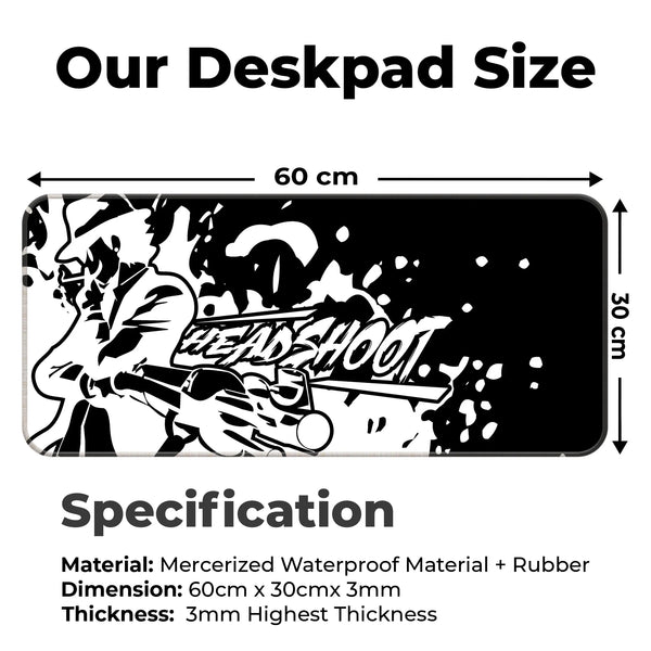 Headshot Mafia Gamer Deskmat