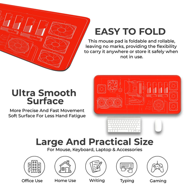PC Builder Blueprint Deskmat