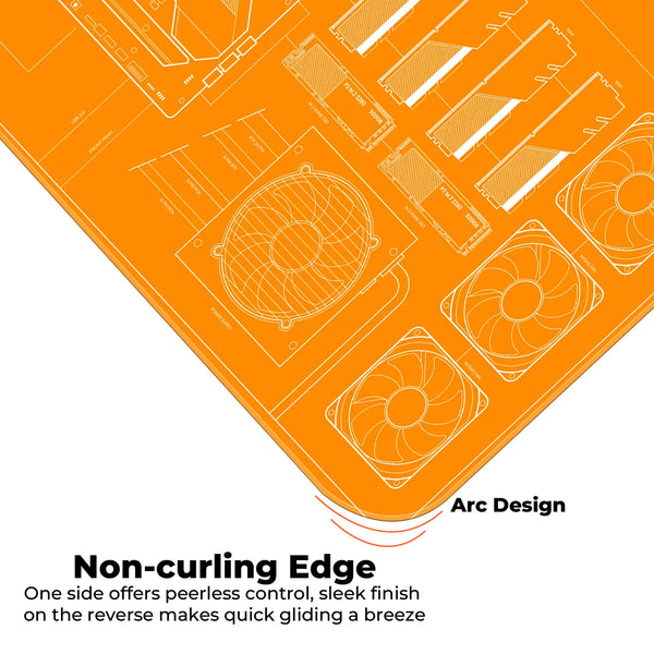 PC Builder Blueprint Deskmat