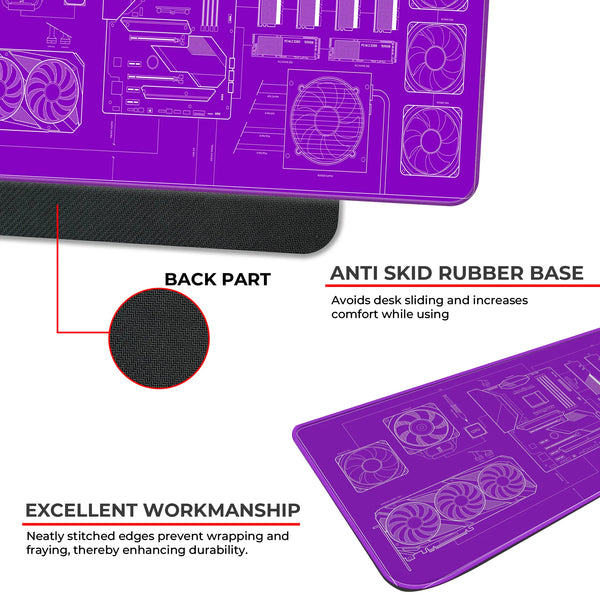 PC Builder Blueprint Deskmat