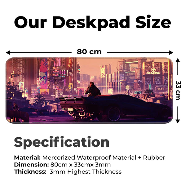 Cyberpunk City Deskmat