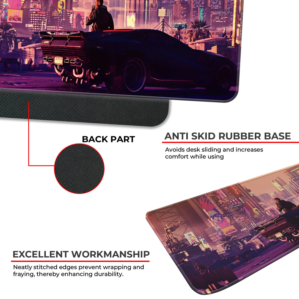 Cyberpunk City Deskmat