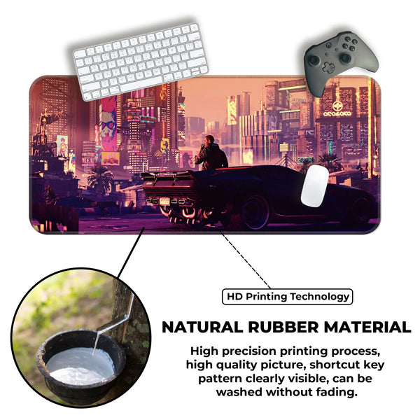 Cyberpunk City Deskmat